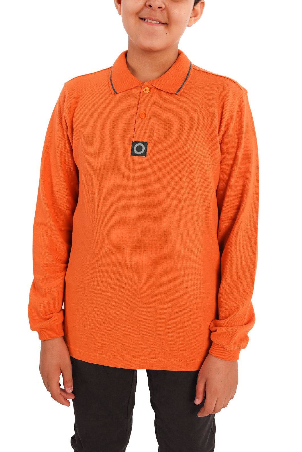 Polo long sleeves, unisex